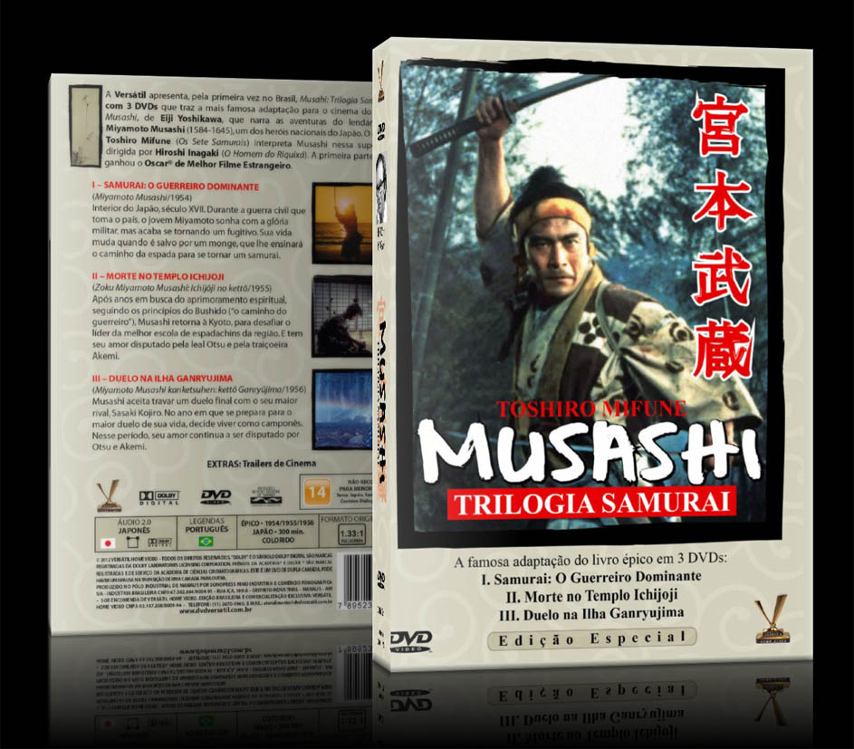 Box DVD -  Musashi Trilogia